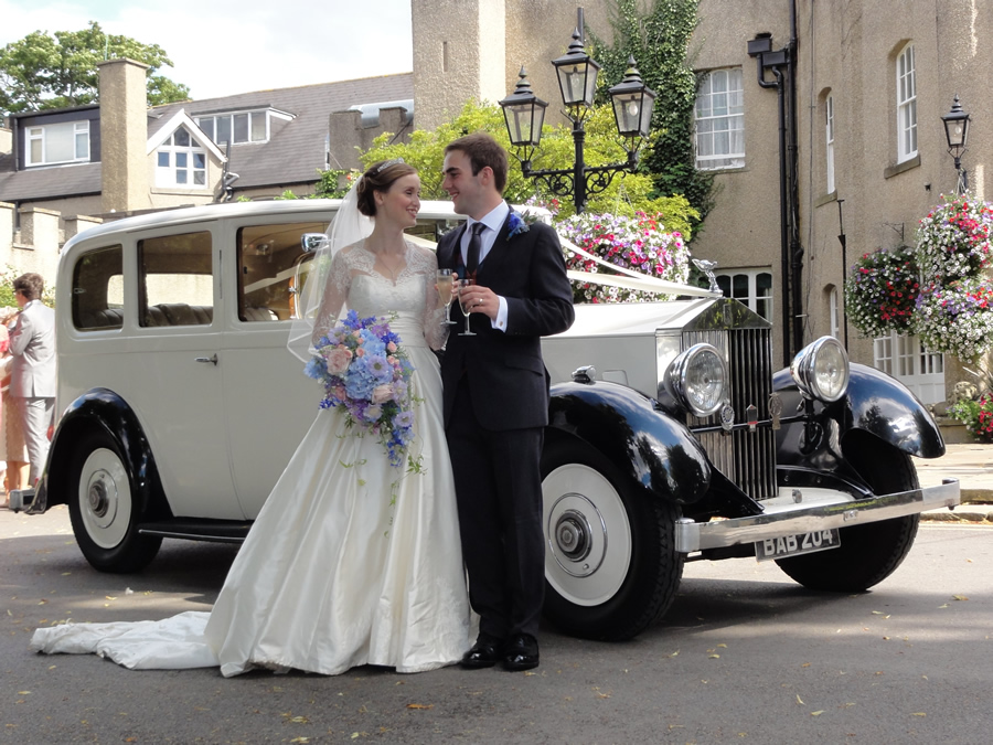 Rolls Royce Wedding Car in Durham Ramside Hall